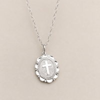 Personalized Cross Pendant Necklace