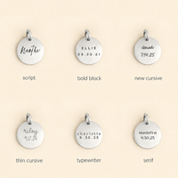 Personalized Disc Charm