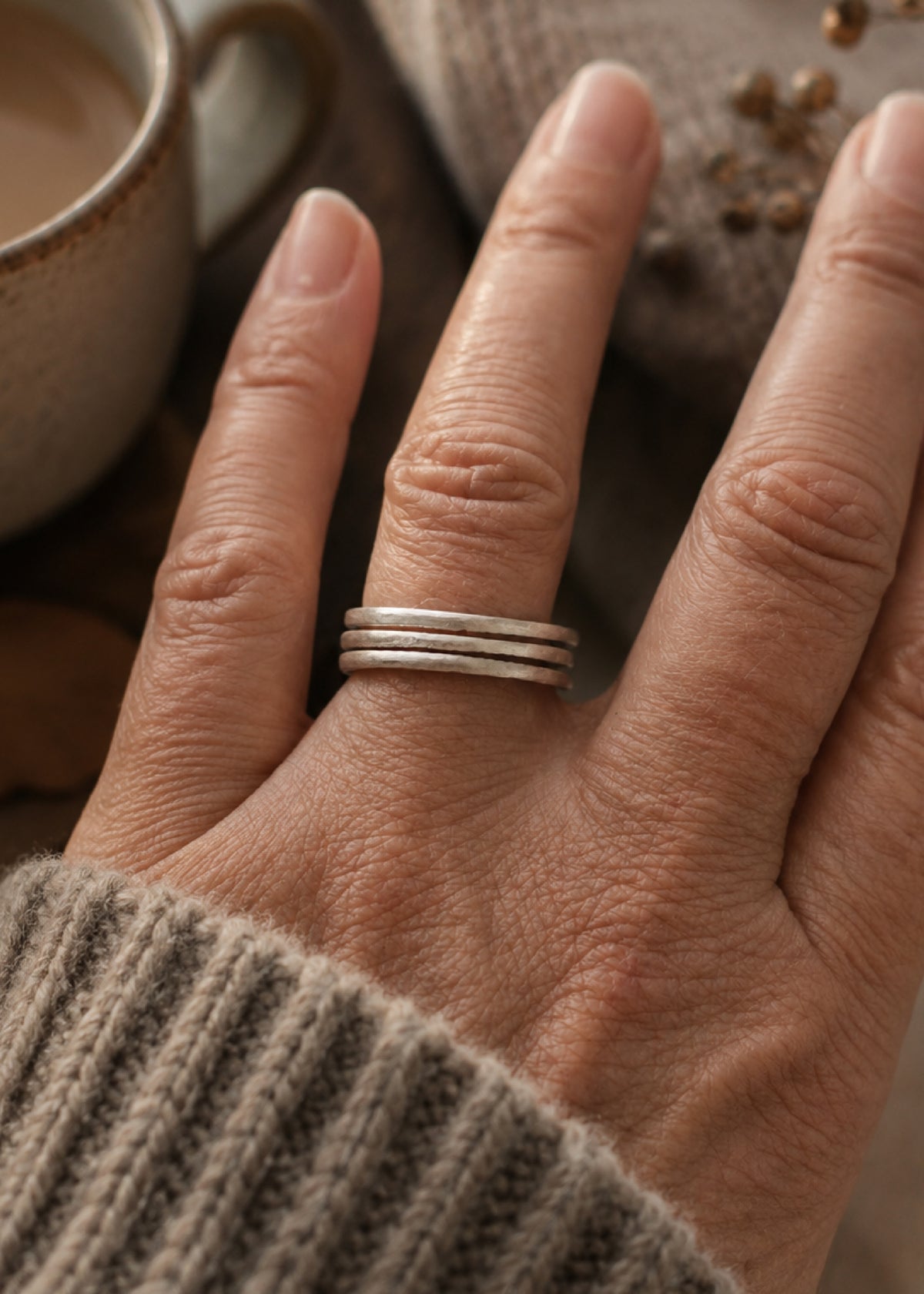 Personalized Flat Name Ring
