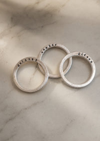 Personalized Flat Name Ring