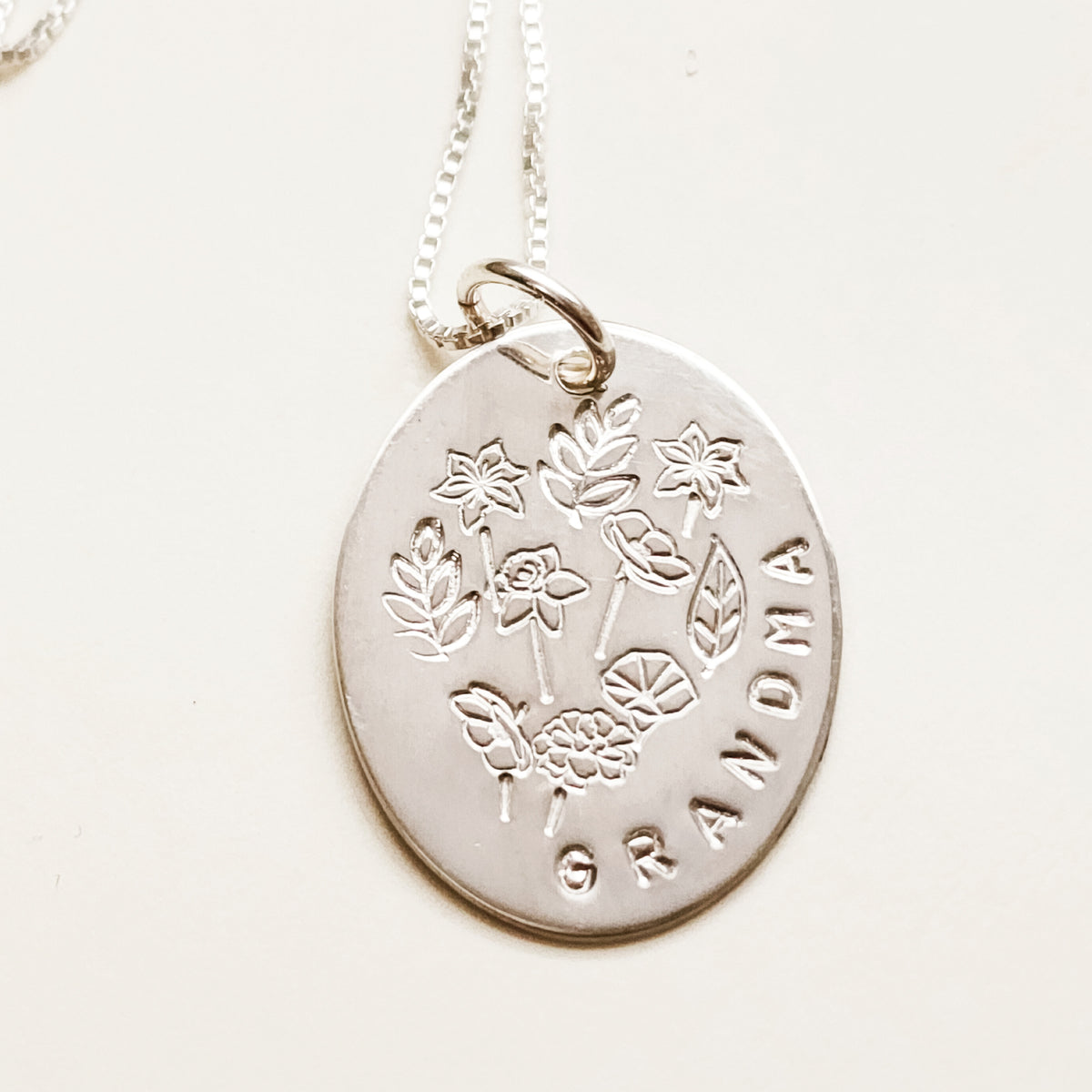 Mom or Grandma Necklace - Going Golden