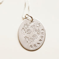 Mom or Grandma Necklace - Going Golden