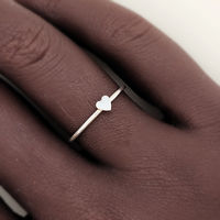 Mini Heart Ring - Going Golden