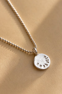 Mini Hand-Stamped Name Tag Necklace