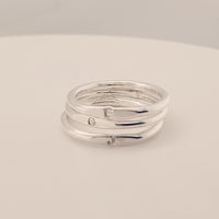 Silver Initial Signet Ring - Going Golden