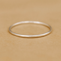 Skinny Smooth Stackable Rings - Going Golden