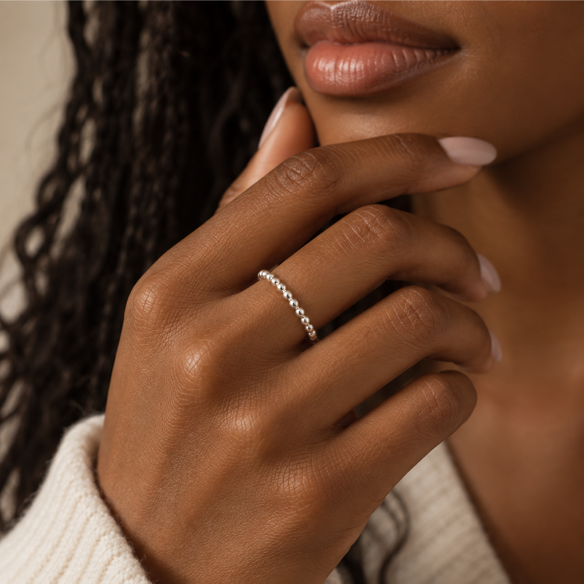 Beaded Spacer Ring