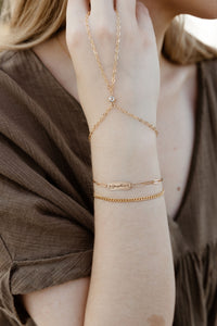Gold Curb Bracelet - Going Golden