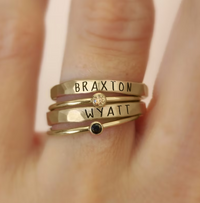 The Hannah Stacking Ring Set - Going Golden