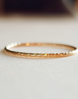 Skinny Sparkle Ring - Going Golden