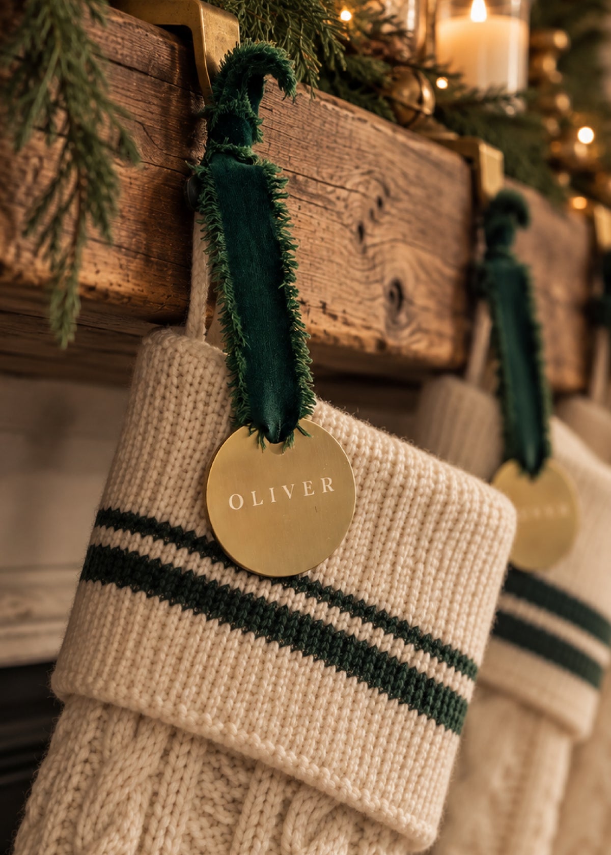 Brass Stocking Tag