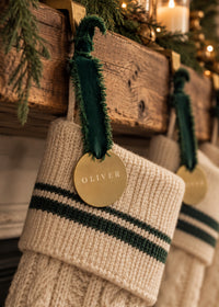 Brass Stocking Tag