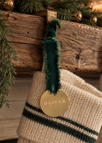 Brass Stocking Tag