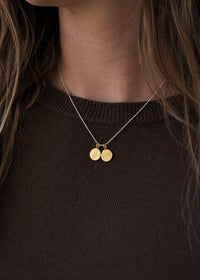 Mini Hand-Stamped Name Tag Necklace
