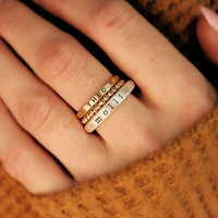 The Ella Stacking Ring Set - Going Golden
