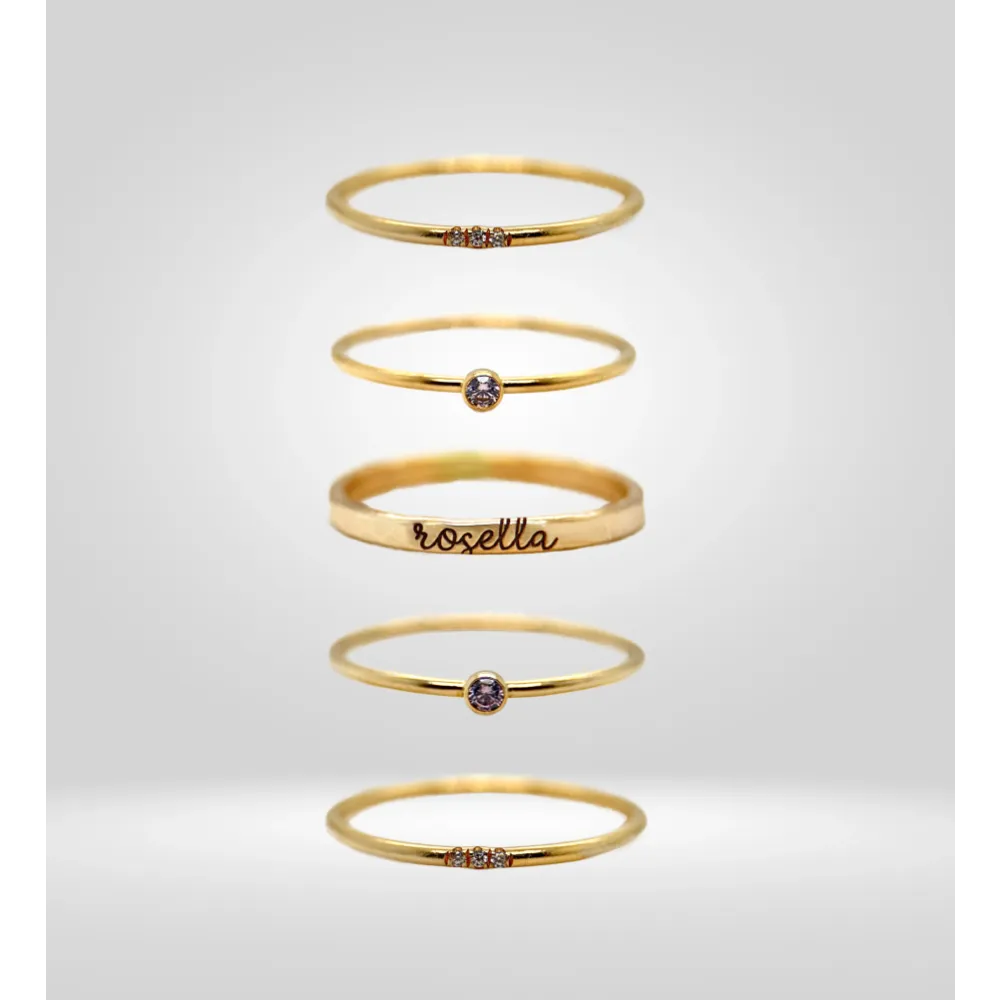 Design Your Own Ring Set - Going Golden