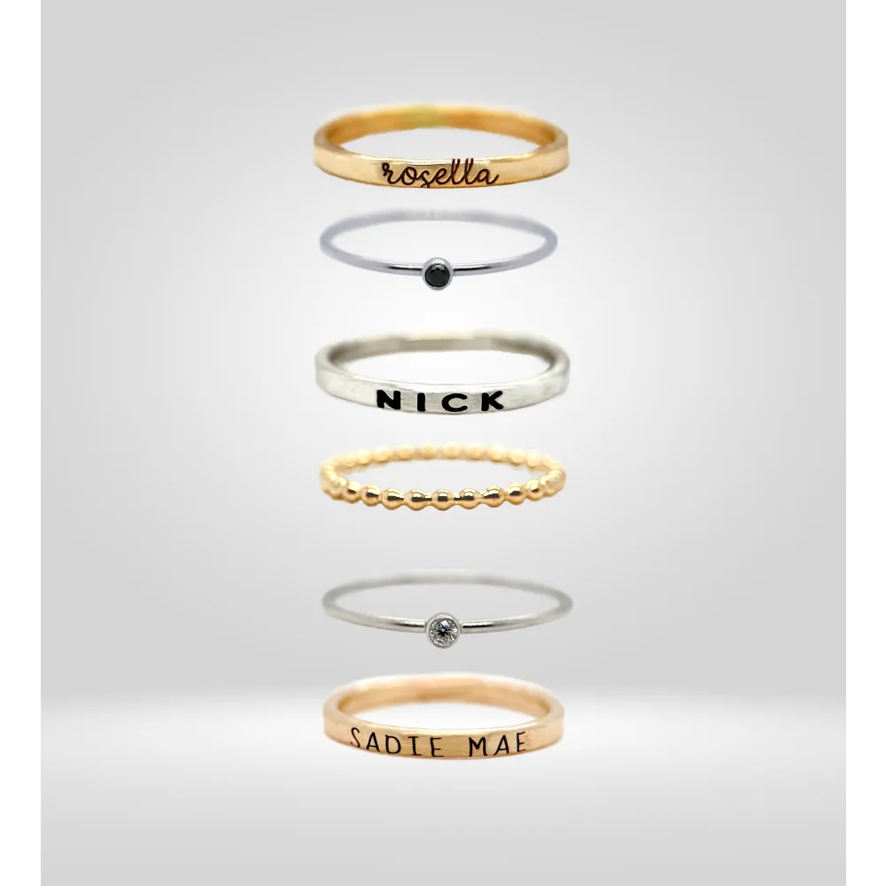 Design Your Own Ring Set - Going Golden