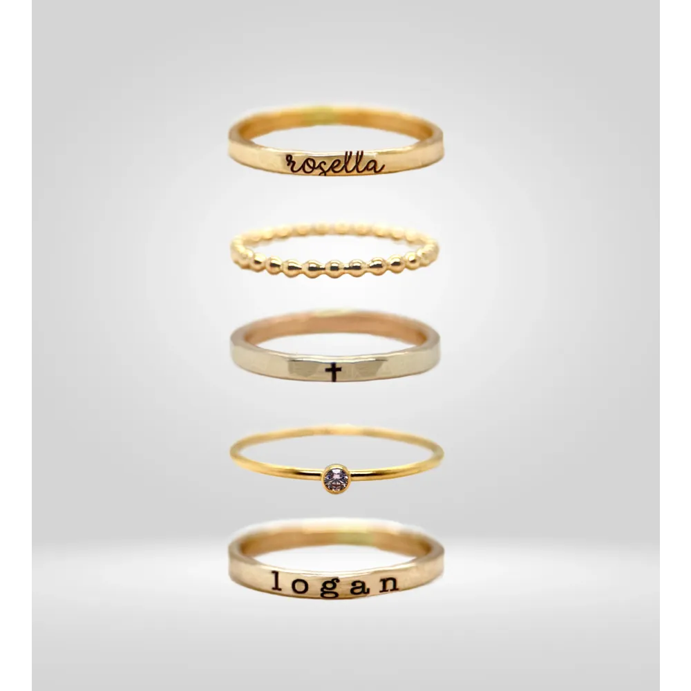 Design Your Own Ring Set - Going Golden