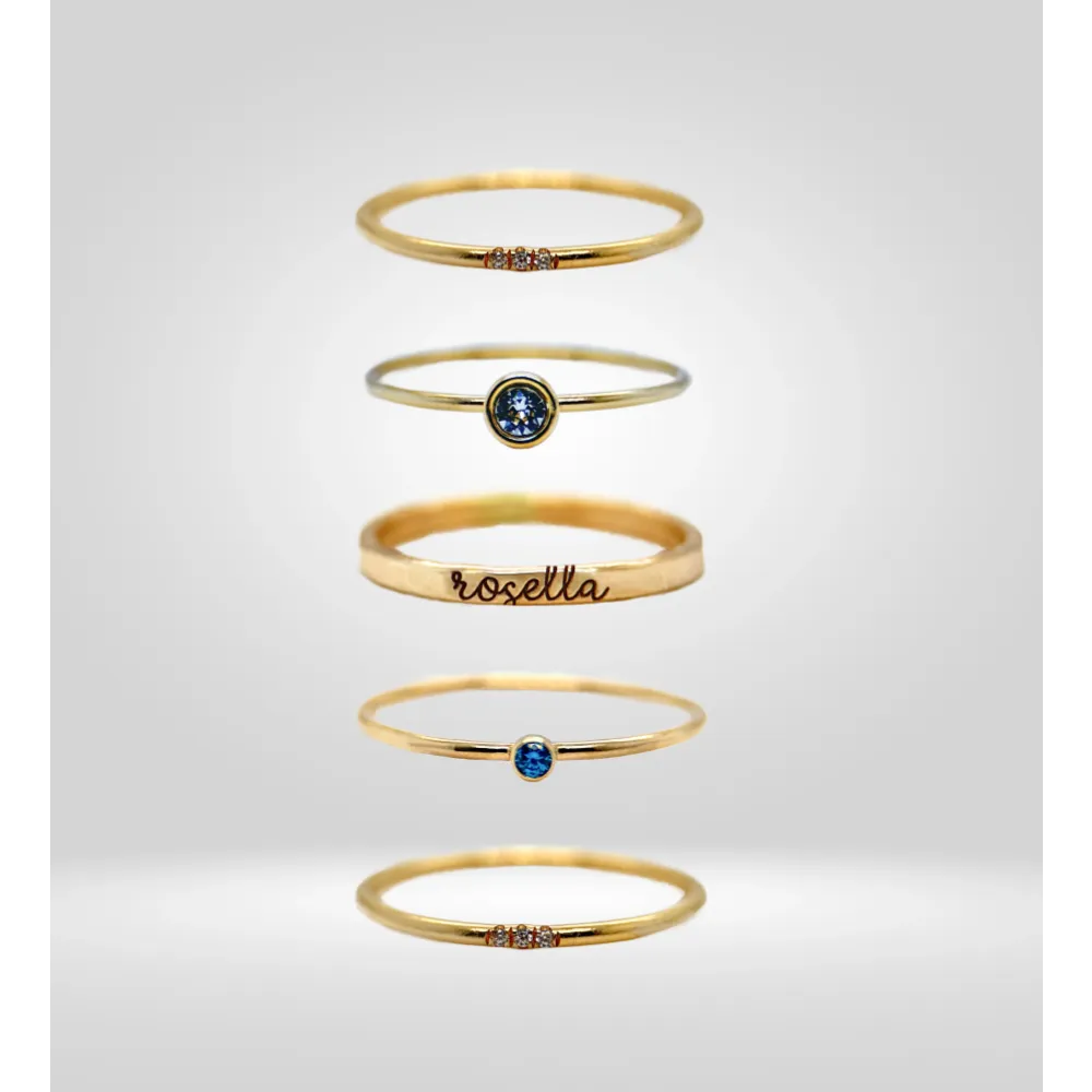 Design Your Own Ring Set - Going Golden