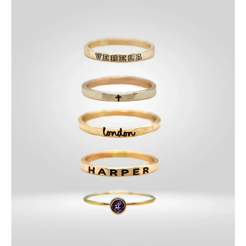 Design Your Own Ring Set - Going Golden