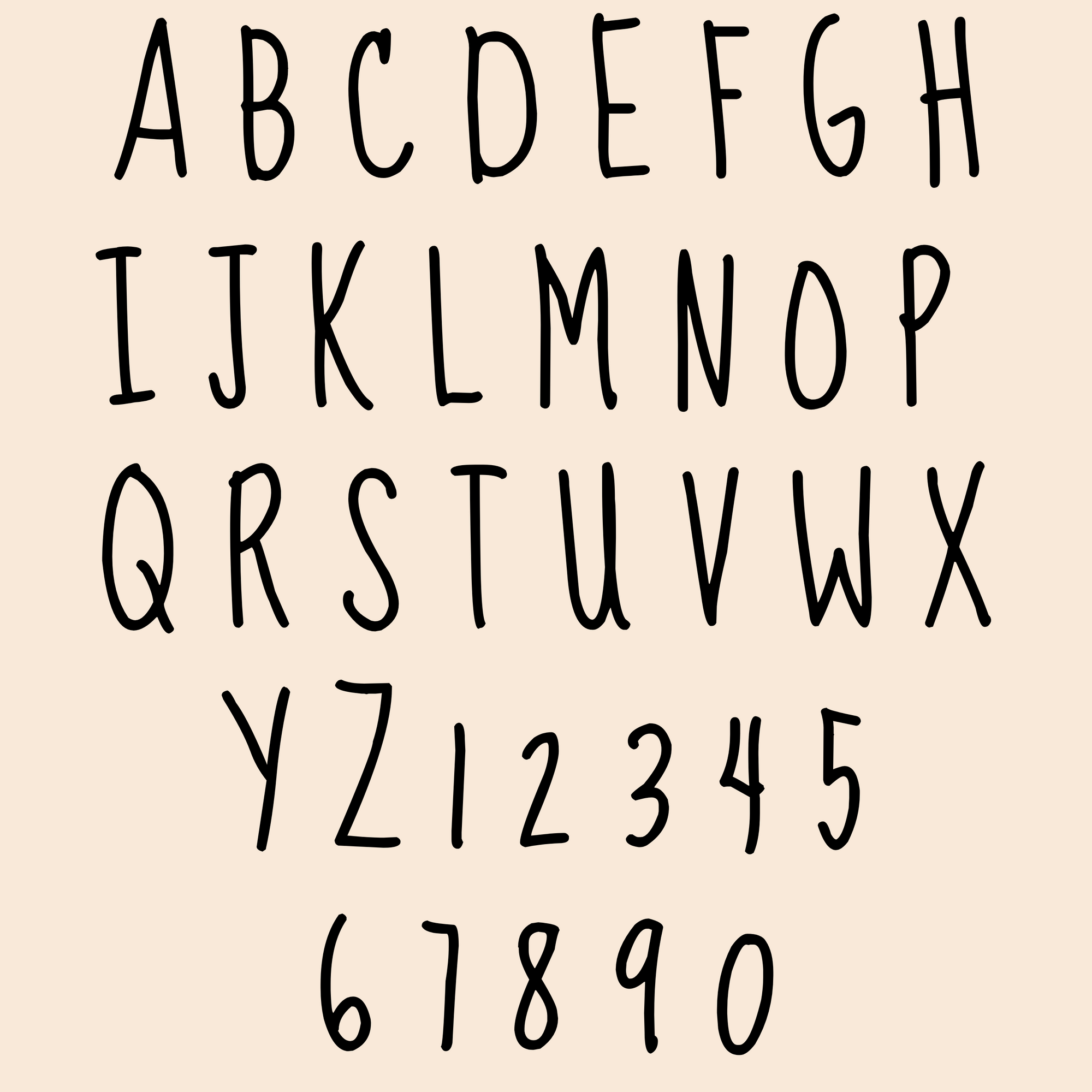 Thin Upper Stacking Name Ring