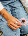Silver Textured Ring