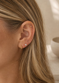 14K Gold-Filled Minimalist Ear Climber Earrings