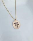 Bouquet Birth Flower Necklace - Going Golden