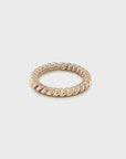 Thick Gold Twisted Ring