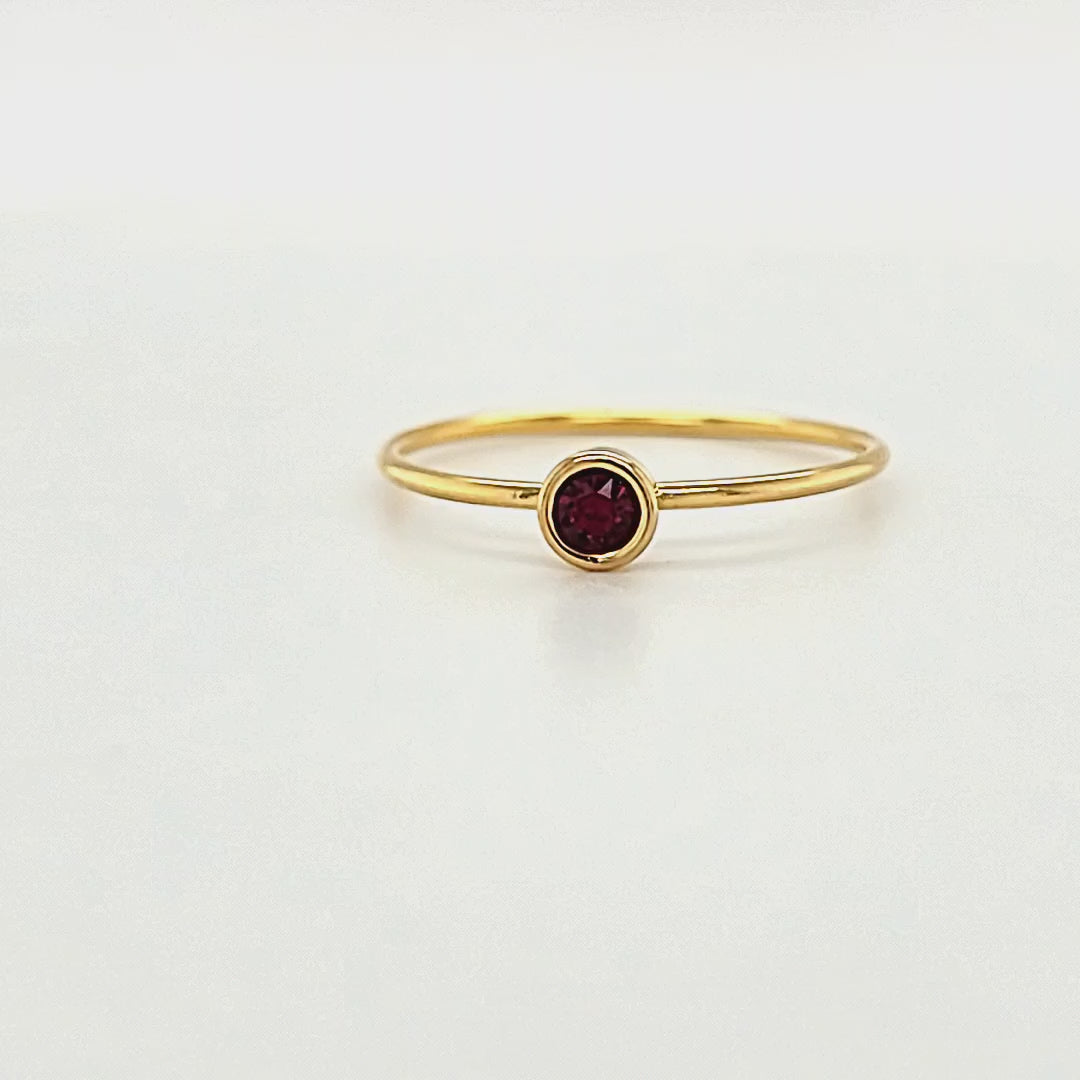 Video of the January Birthstone Ring 