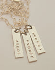 Gold Bar Name Necklace - Going Golden