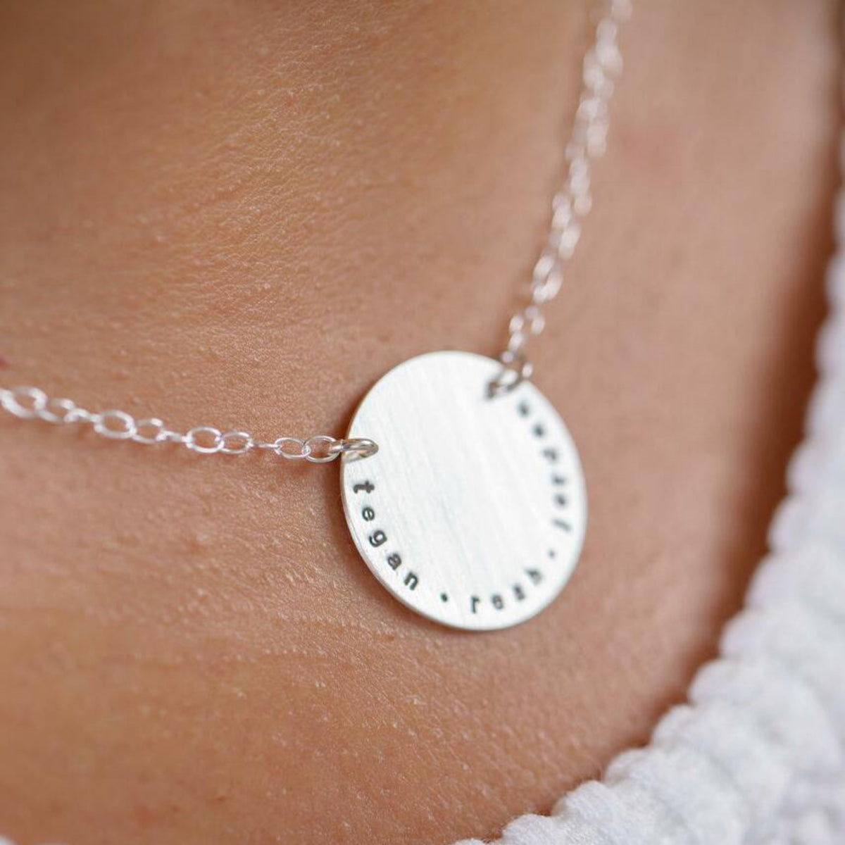 Multiple name block necklace - Going Golden