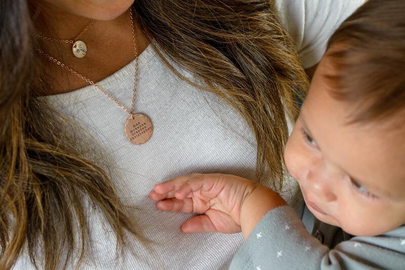 Classic Mom Name Necklace - Going Golden