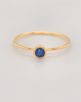 Large September Birthstone Ring - Going Golden