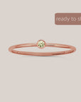 August Birthstone Ring - Going Golden