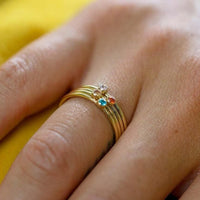 December Birthstone Ring - TYI Jewelry