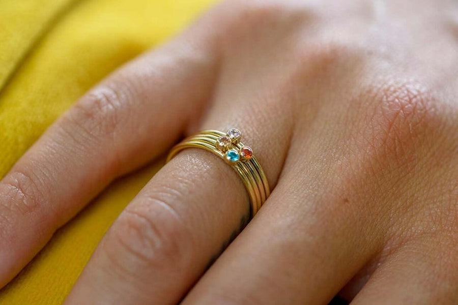 May Birthstone Ring - TYI Jewelry