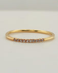 Gold Sparkle CZ Ring - Going Golden