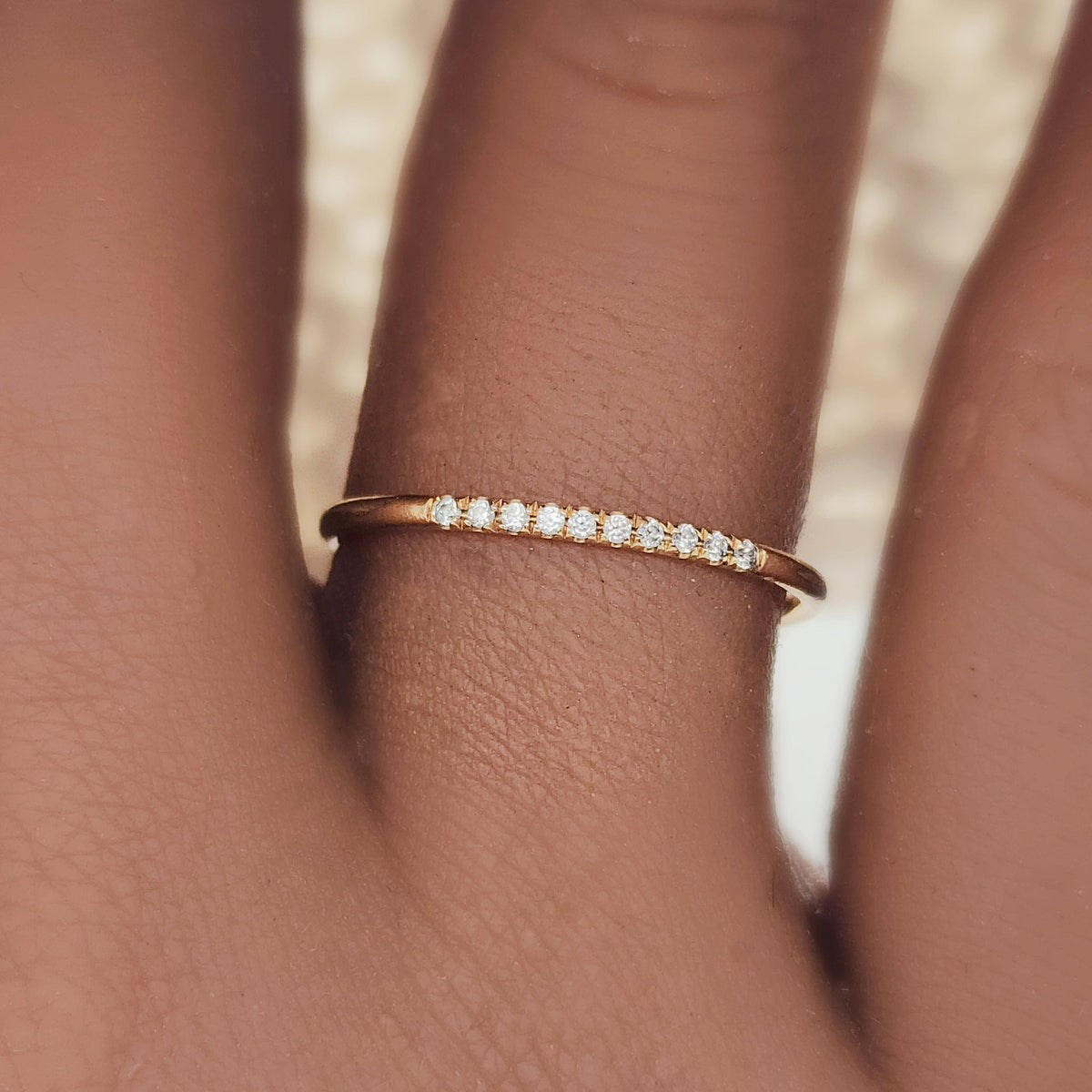 Gold Sparkle CZ Ring - Going Golden