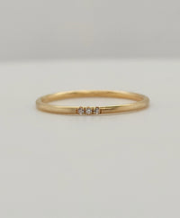 Gold Sparkle CZ Ring - Going Golden