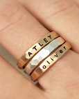 Thick Personalized Rings - Going Golden