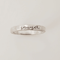 Thick Personalized Rings - Going Golden