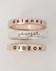 Thick Personalized Rings - Going Golden