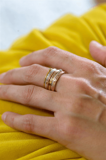 The Brynn Ring Set - Going Golden