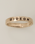 Thick Personalized Rings - Going Golden