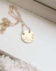 Yellow Filled Name Necklace - Going Golden