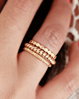 Thick Gold Twisted Ring - Going Golden