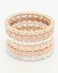 Flat Beaded Ring - Going Golden