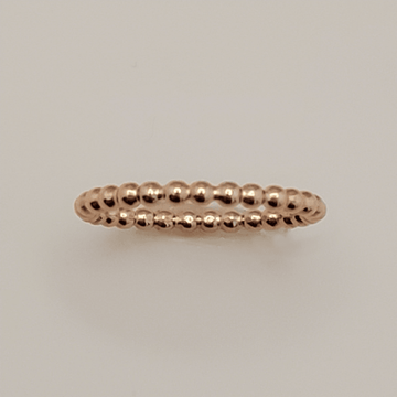 Rose Gold Filled Beaded Ring - TYI Jewelry
