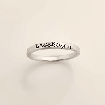 Fine Silver Stacking Ring - TYI Jewelry